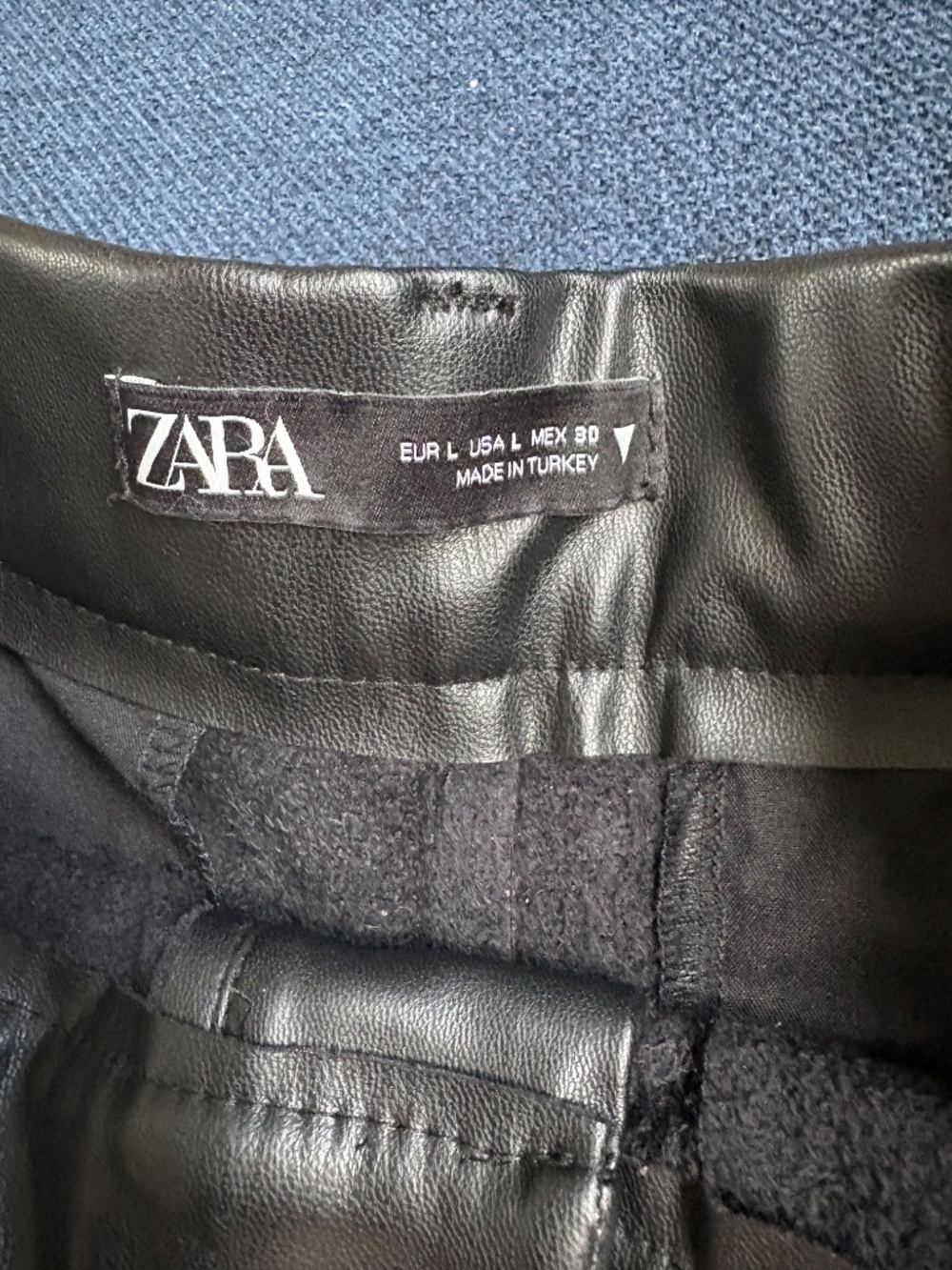 Zara “leather” shorts - Picture 3 of 3